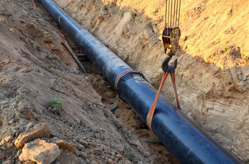 Gas Line Relocation detail